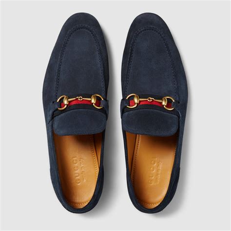 blue gucci horsebit shoes mens|gucci horsebit detail shoes.